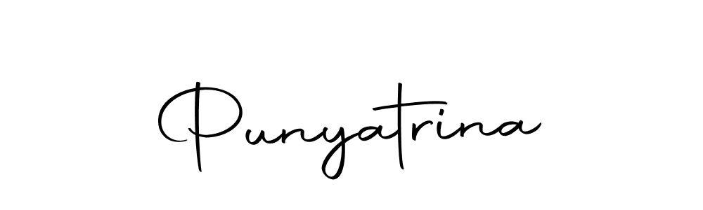 How to Draw Punyatrina signature style? Autography-DOLnW is a latest design signature styles for name Punyatrina. Punyatrina signature style 10 images and pictures png