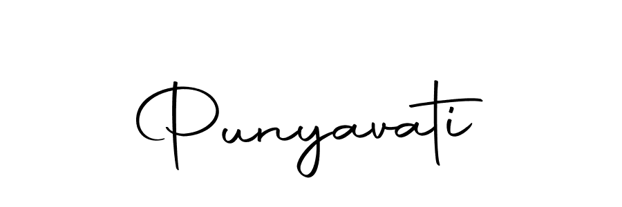 How to make Punyavati signature? Autography-DOLnW is a professional autograph style. Create handwritten signature for Punyavati name. Punyavati signature style 10 images and pictures png