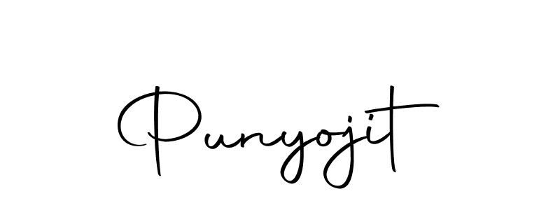 Make a beautiful signature design for name Punyojit. Use this online signature maker to create a handwritten signature for free. Punyojit signature style 10 images and pictures png