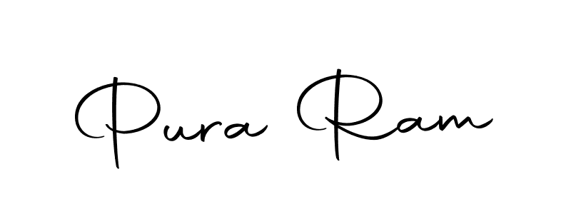 You should practise on your own different ways (Autography-DOLnW) to write your name (Pura Ram) in signature. don't let someone else do it for you. Pura Ram signature style 10 images and pictures png