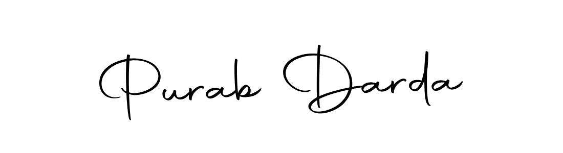 You can use this online signature creator to create a handwritten signature for the name Purab Darda. This is the best online autograph maker. Purab Darda signature style 10 images and pictures png