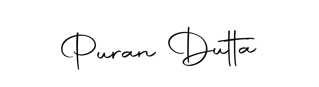 Design your own signature with our free online signature maker. With this signature software, you can create a handwritten (Autography-DOLnW) signature for name Puran Dutta. Puran Dutta signature style 10 images and pictures png