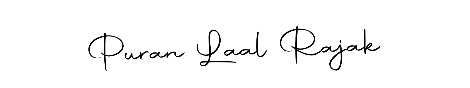 Create a beautiful signature design for name Puran Laal Rajak. With this signature (Autography-DOLnW) fonts, you can make a handwritten signature for free. Puran Laal Rajak signature style 10 images and pictures png