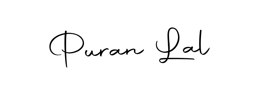 Use a signature maker to create a handwritten signature online. With this signature software, you can design (Autography-DOLnW) your own signature for name Puran Lal. Puran Lal signature style 10 images and pictures png