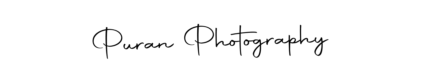 How to make Puran Photography name signature. Use Autography-DOLnW style for creating short signs online. This is the latest handwritten sign. Puran Photography signature style 10 images and pictures png