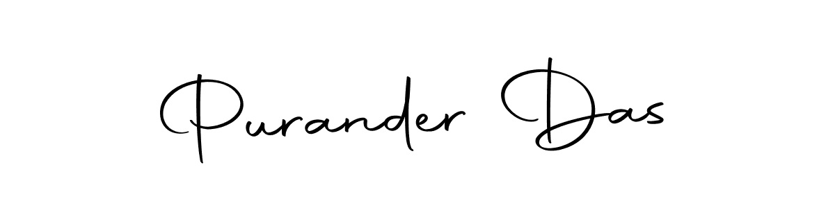 Purander Das stylish signature style. Best Handwritten Sign (Autography-DOLnW) for my name. Handwritten Signature Collection Ideas for my name Purander Das. Purander Das signature style 10 images and pictures png