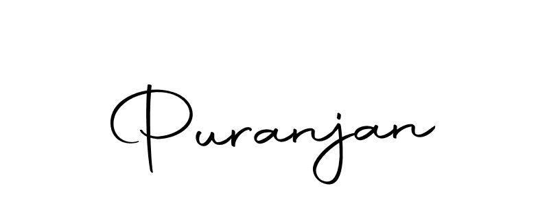 Make a beautiful signature design for name Puranjan. Use this online signature maker to create a handwritten signature for free. Puranjan signature style 10 images and pictures png