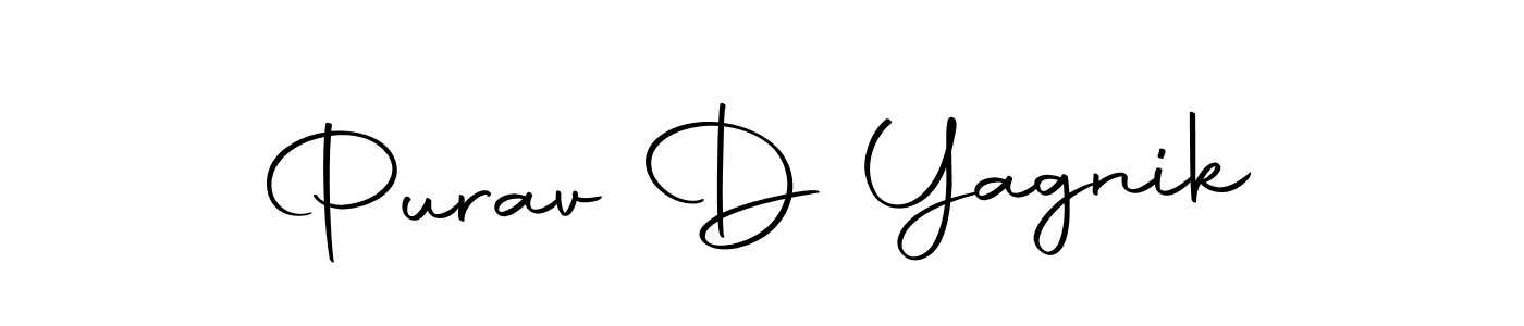 How to make Purav D Yagnik signature? Autography-DOLnW is a professional autograph style. Create handwritten signature for Purav D Yagnik name. Purav D Yagnik signature style 10 images and pictures png