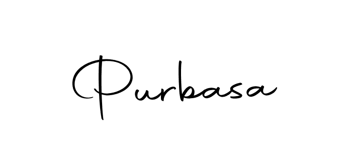 Create a beautiful signature design for name Purbasa. With this signature (Autography-DOLnW) fonts, you can make a handwritten signature for free. Purbasa signature style 10 images and pictures png