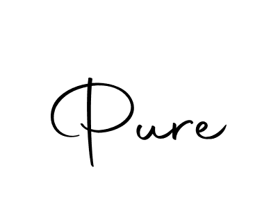 Design your own signature with our free online signature maker. With this signature software, you can create a handwritten (Autography-DOLnW) signature for name Pure. Pure signature style 10 images and pictures png