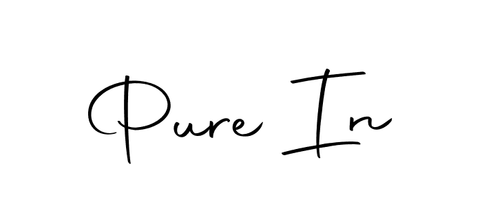 The best way (Autography-DOLnW) to make a short signature is to pick only two or three words in your name. The name Pure In include a total of six letters. For converting this name. Pure In signature style 10 images and pictures png