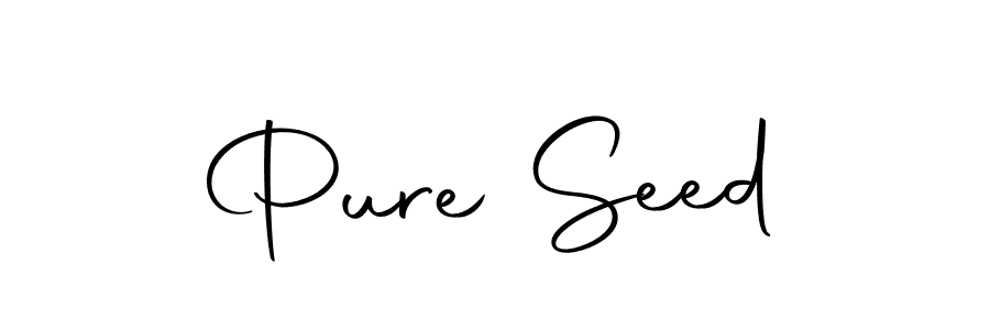 It looks lik you need a new signature style for name Pure Seed. Design unique handwritten (Autography-DOLnW) signature with our free signature maker in just a few clicks. Pure Seed signature style 10 images and pictures png