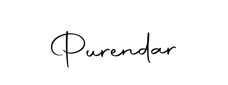 The best way (Autography-DOLnW) to make a short signature is to pick only two or three words in your name. The name Purendar include a total of six letters. For converting this name. Purendar signature style 10 images and pictures png