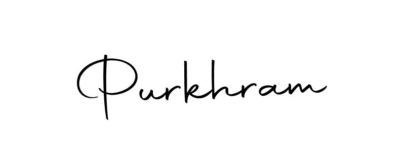 Use a signature maker to create a handwritten signature online. With this signature software, you can design (Autography-DOLnW) your own signature for name Purkhram. Purkhram signature style 10 images and pictures png