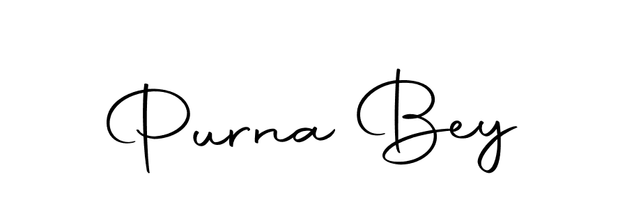 You should practise on your own different ways (Autography-DOLnW) to write your name (Purna Bey) in signature. don't let someone else do it for you. Purna Bey signature style 10 images and pictures png