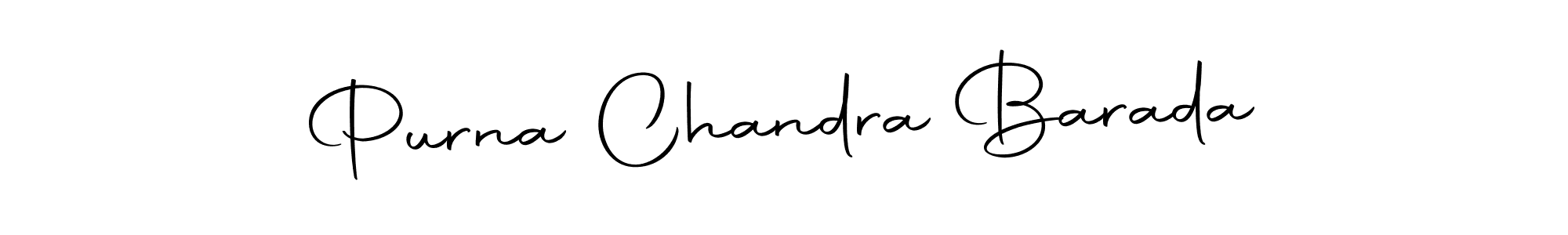 Use a signature maker to create a handwritten signature online. With this signature software, you can design (Autography-DOLnW) your own signature for name Purna Chandra Barada. Purna Chandra Barada signature style 10 images and pictures png