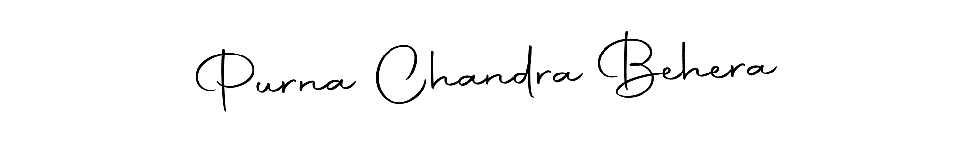 Create a beautiful signature design for name Purna Chandra Behera. With this signature (Autography-DOLnW) fonts, you can make a handwritten signature for free. Purna Chandra Behera signature style 10 images and pictures png
