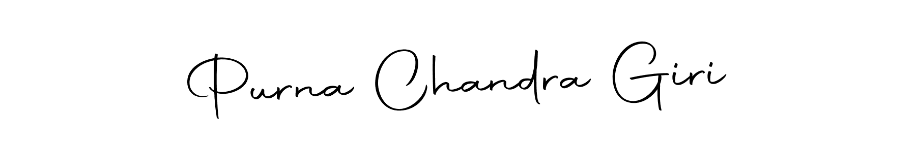 Create a beautiful signature design for name Purna Chandra Giri. With this signature (Autography-DOLnW) fonts, you can make a handwritten signature for free. Purna Chandra Giri signature style 10 images and pictures png