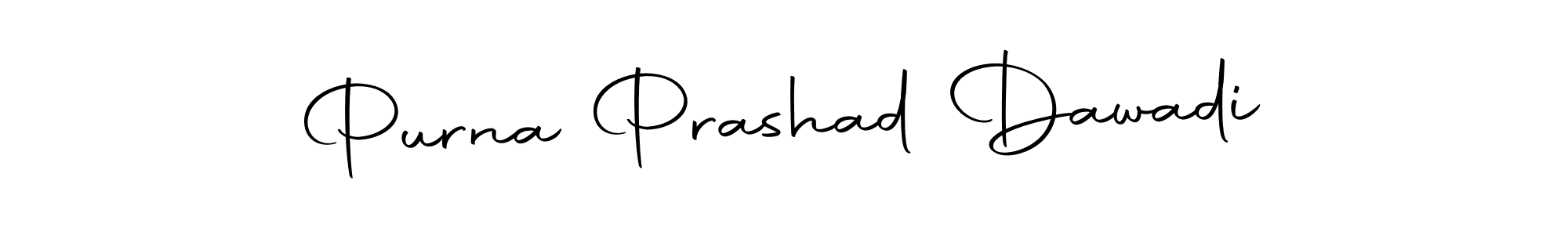 Make a beautiful signature design for name Purna Prashad Dawadi. Use this online signature maker to create a handwritten signature for free. Purna Prashad Dawadi signature style 10 images and pictures png