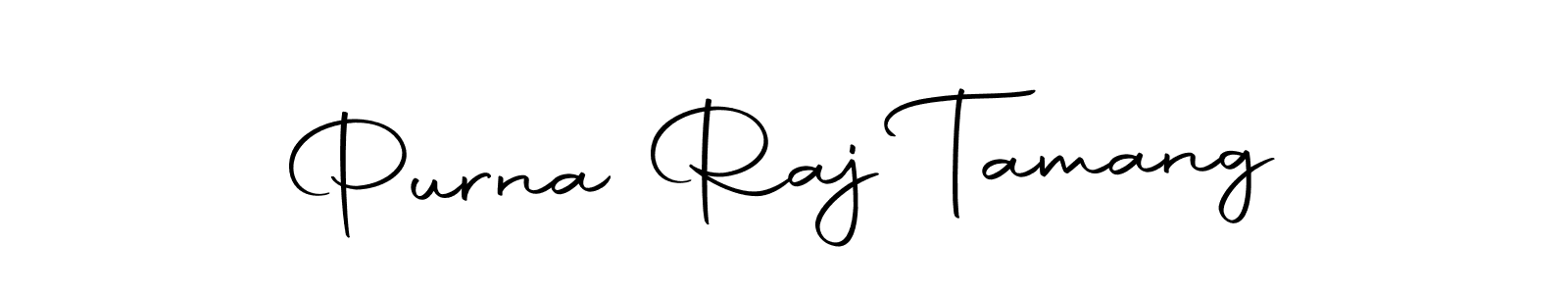 Design your own signature with our free online signature maker. With this signature software, you can create a handwritten (Autography-DOLnW) signature for name Purna Raj Tamang. Purna Raj Tamang signature style 10 images and pictures png