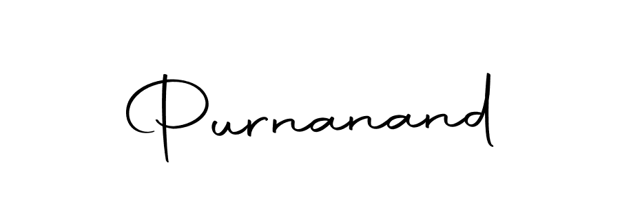 Use a signature maker to create a handwritten signature online. With this signature software, you can design (Autography-DOLnW) your own signature for name Purnanand. Purnanand signature style 10 images and pictures png