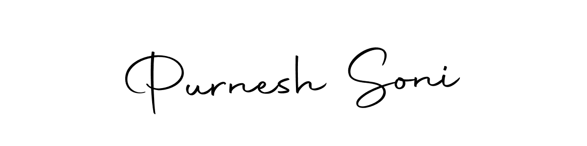 You can use this online signature creator to create a handwritten signature for the name Purnesh Soni. This is the best online autograph maker. Purnesh Soni signature style 10 images and pictures png
