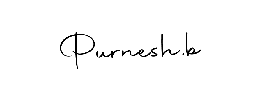 Purnesh.b stylish signature style. Best Handwritten Sign (Autography-DOLnW) for my name. Handwritten Signature Collection Ideas for my name Purnesh.b. Purnesh.b signature style 10 images and pictures png