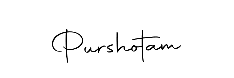 Make a beautiful signature design for name Purshotam. With this signature (Autography-DOLnW) style, you can create a handwritten signature for free. Purshotam signature style 10 images and pictures png
