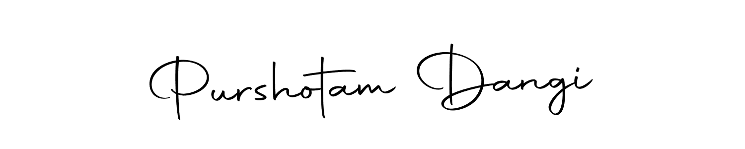 You should practise on your own different ways (Autography-DOLnW) to write your name (Purshotam Dangi) in signature. don't let someone else do it for you. Purshotam Dangi signature style 10 images and pictures png