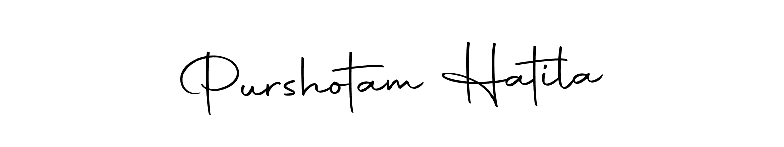 Make a beautiful signature design for name Purshotam Hatila. With this signature (Autography-DOLnW) style, you can create a handwritten signature for free. Purshotam Hatila signature style 10 images and pictures png
