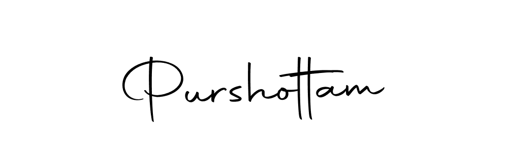 How to make Purshottam; Purushottam name signature. Use Autography-DOLnW style for creating short signs online. This is the latest handwritten sign. Purshottam; Purushottam signature style 10 images and pictures png