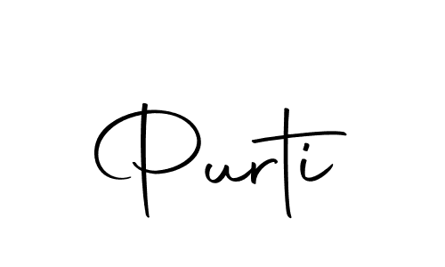 Purti stylish signature style. Best Handwritten Sign (Autography-DOLnW) for my name. Handwritten Signature Collection Ideas for my name Purti. Purti signature style 10 images and pictures png