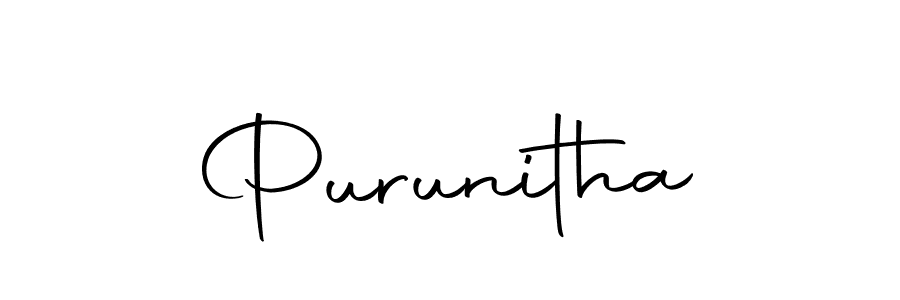 Similarly Autography-DOLnW is the best handwritten signature design. Signature creator online .You can use it as an online autograph creator for name Purunitha. Purunitha signature style 10 images and pictures png