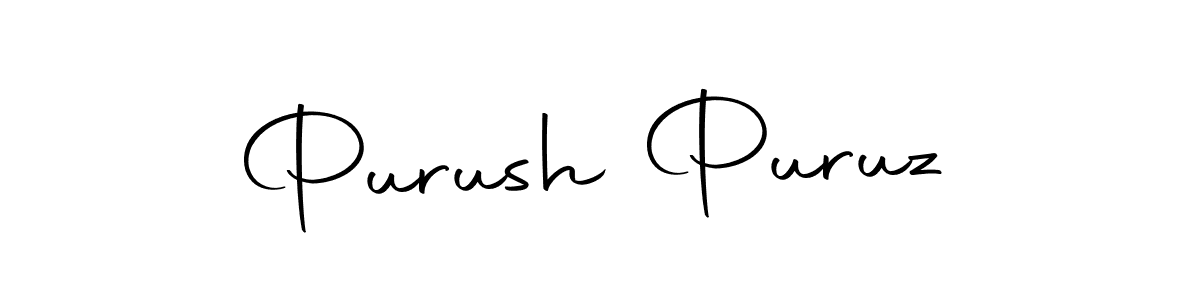 You should practise on your own different ways (Autography-DOLnW) to write your name (Purush Puruz) in signature. don't let someone else do it for you. Purush Puruz signature style 10 images and pictures png