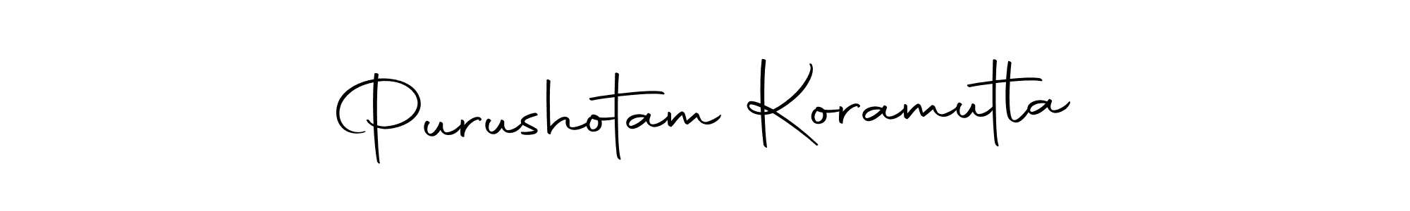 It looks lik you need a new signature style for name Purushotam Koramutla. Design unique handwritten (Autography-DOLnW) signature with our free signature maker in just a few clicks. Purushotam Koramutla signature style 10 images and pictures png