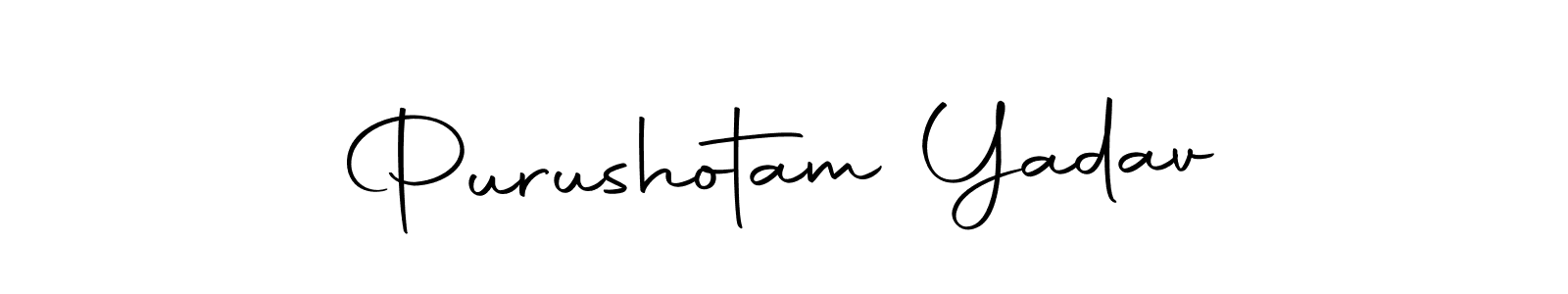 Also we have Purushotam Yadav name is the best signature style. Create professional handwritten signature collection using Autography-DOLnW autograph style. Purushotam Yadav signature style 10 images and pictures png