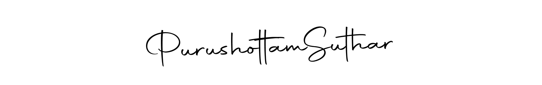How to make Purushottam  Suthar signature? Autography-DOLnW is a professional autograph style. Create handwritten signature for Purushottam  Suthar name. Purushottam  Suthar signature style 10 images and pictures png