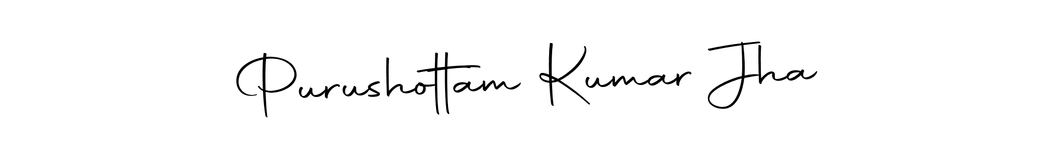 Make a beautiful signature design for name Purushottam Kumar Jha. Use this online signature maker to create a handwritten signature for free. Purushottam Kumar Jha signature style 10 images and pictures png