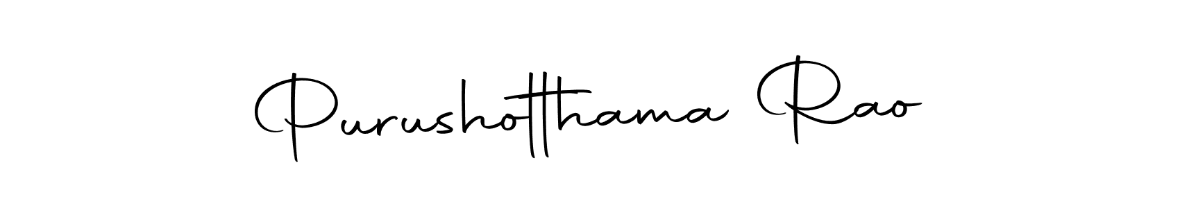 Use a signature maker to create a handwritten signature online. With this signature software, you can design (Autography-DOLnW) your own signature for name Purushotthama Rao. Purushotthama Rao signature style 10 images and pictures png