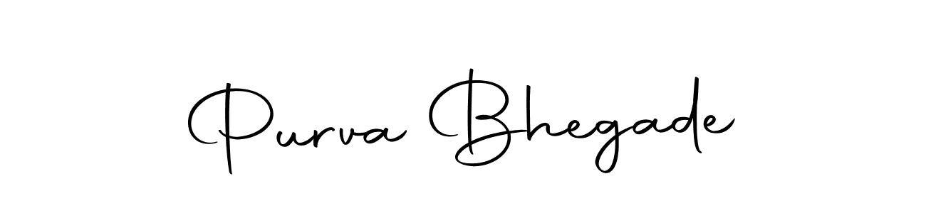 if you are searching for the best signature style for your name Purva Bhegade. so please give up your signature search. here we have designed multiple signature styles  using Autography-DOLnW. Purva Bhegade signature style 10 images and pictures png