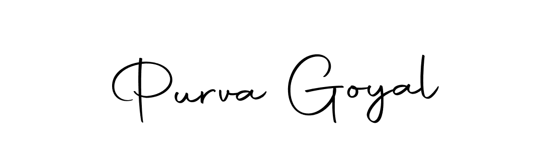 Purva Goyal stylish signature style. Best Handwritten Sign (Autography-DOLnW) for my name. Handwritten Signature Collection Ideas for my name Purva Goyal. Purva Goyal signature style 10 images and pictures png