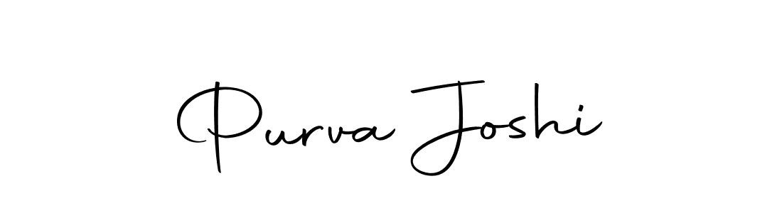 Use a signature maker to create a handwritten signature online. With this signature software, you can design (Autography-DOLnW) your own signature for name Purva Joshi. Purva Joshi signature style 10 images and pictures png