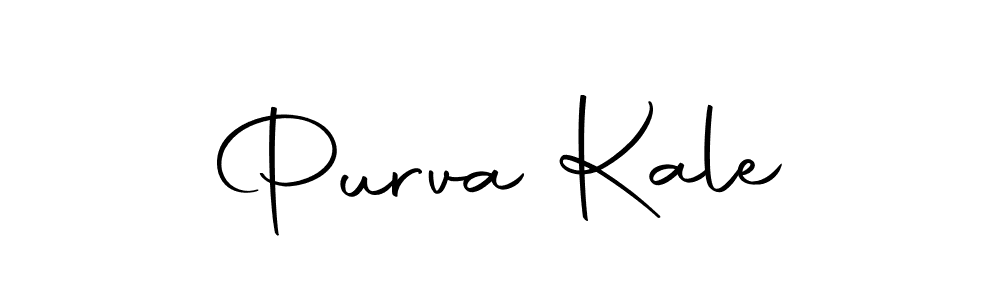 Make a beautiful signature design for name Purva Kale. Use this online signature maker to create a handwritten signature for free. Purva Kale signature style 10 images and pictures png