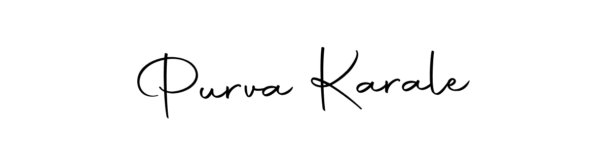 Use a signature maker to create a handwritten signature online. With this signature software, you can design (Autography-DOLnW) your own signature for name Purva Karale. Purva Karale signature style 10 images and pictures png