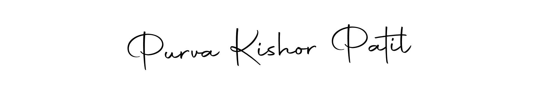 if you are searching for the best signature style for your name Purva Kishor Patil. so please give up your signature search. here we have designed multiple signature styles  using Autography-DOLnW. Purva Kishor Patil signature style 10 images and pictures png