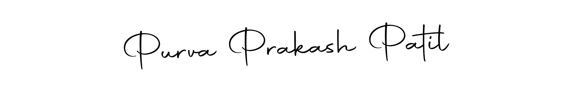 You should practise on your own different ways (Autography-DOLnW) to write your name (Purva Prakash Patil) in signature. don't let someone else do it for you. Purva Prakash Patil signature style 10 images and pictures png