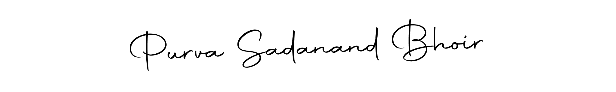 Also we have Purva Sadanand Bhoir name is the best signature style. Create professional handwritten signature collection using Autography-DOLnW autograph style. Purva Sadanand Bhoir signature style 10 images and pictures png