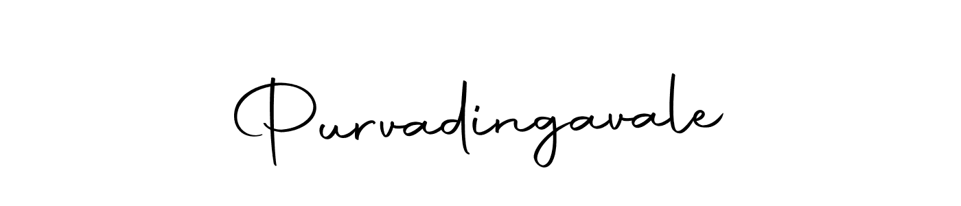 The best way (Autography-DOLnW) to make a short signature is to pick only two or three words in your name. The name Purvadingavale include a total of six letters. For converting this name. Purvadingavale signature style 10 images and pictures png