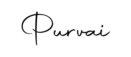Create a beautiful signature design for name Purvai. With this signature (Autography-DOLnW) fonts, you can make a handwritten signature for free. Purvai signature style 10 images and pictures png