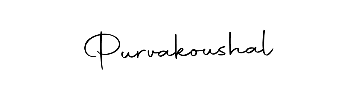 Make a beautiful signature design for name Purvakoushal. With this signature (Autography-DOLnW) style, you can create a handwritten signature for free. Purvakoushal signature style 10 images and pictures png